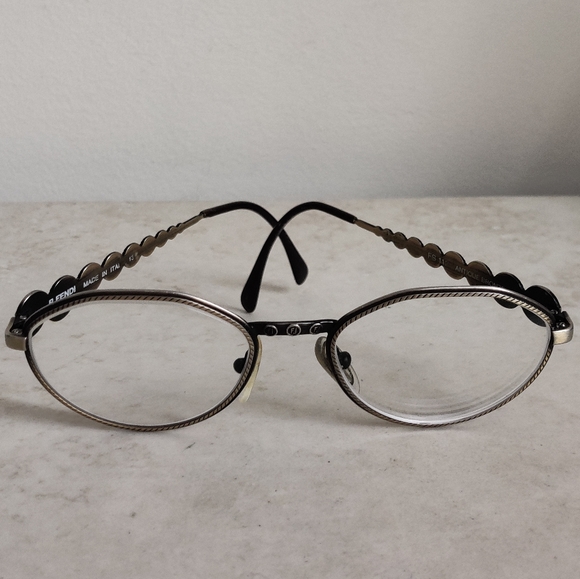 Fendi Glasses Frame Horoscope Zodiac Signs Side Accents Antique Bronze - Picture 5 of 16
